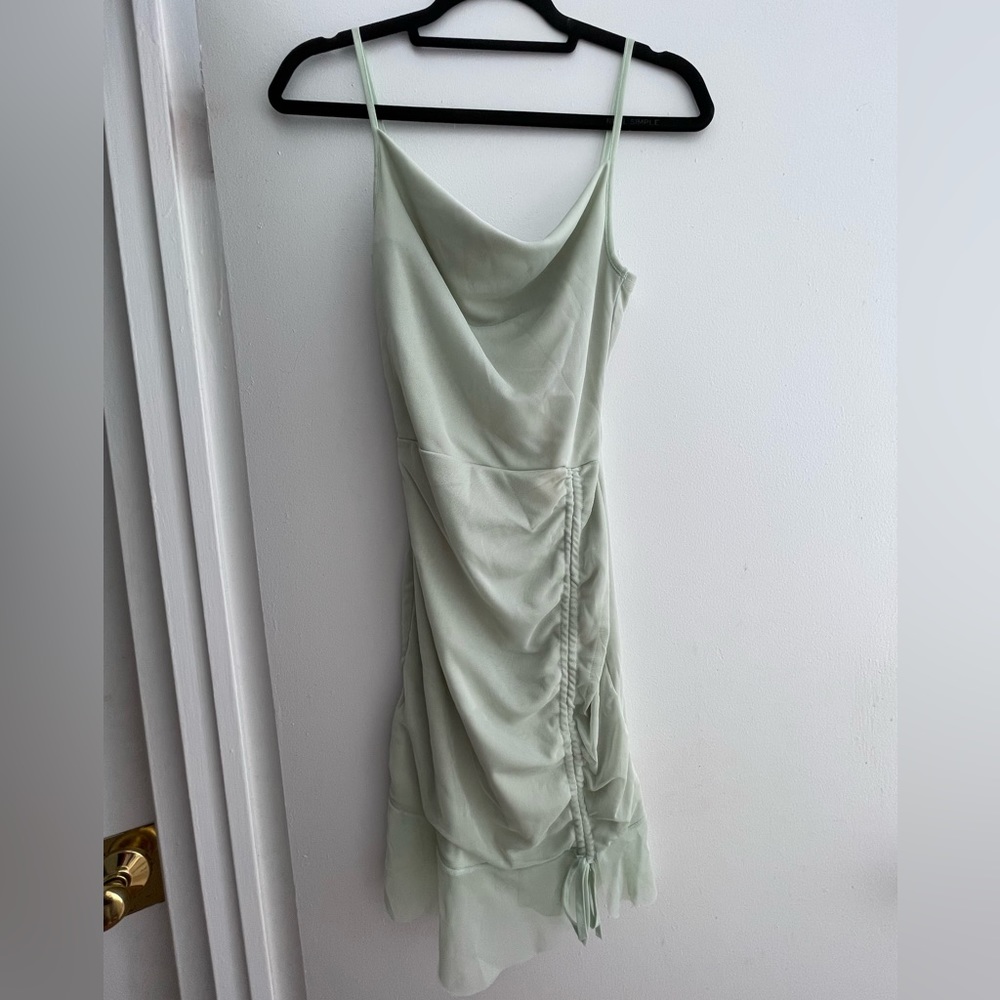 Seafoam green mini dress/party dress